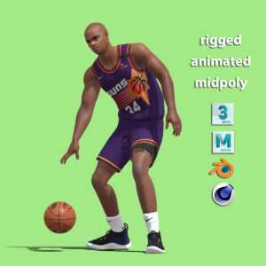 3D Charles Barkley Phoenix Suns NBA