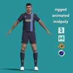 3d Rigged Alejandro Bedoya Philadelphia Union