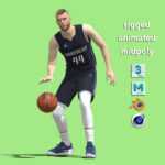 3D Rigged Davis Bertans Dallas Mavericks NBA