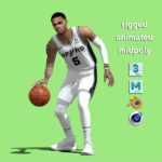 3D Rigged Dejounte Murray Austin Spurs NBA
