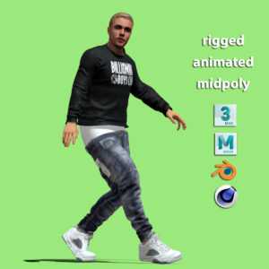 3D Rigged Justin Bieber