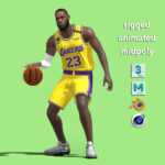 3D Rigged LeBron James Los Angeles Lakers NBA 3D Rigged LeBron James Los Angeles Lakers NBA