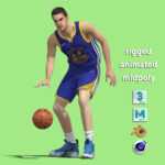 3D Rigged Nemanja Bjelica Golden State WarriorsNBA