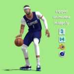 3D Rigged Reggie Jackson Los Angeles Clippers NBA