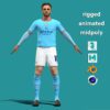 3D Rigged Jack Grealish Manchester City