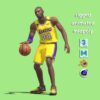 3D Rigged Kobe Bryant Los Angeles Lakers NBA