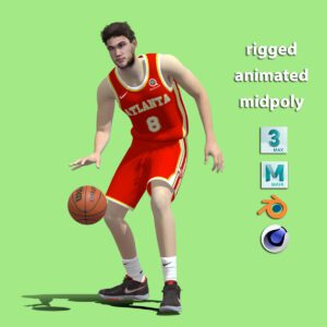 3D Rigged Danilo Gallinari Atlanta Hawks NBA
