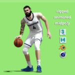3D Rigged Steven Adams Memphis Grizzlies NBA