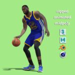 3D Rigged Draymond Green Golden State Warriors NBA