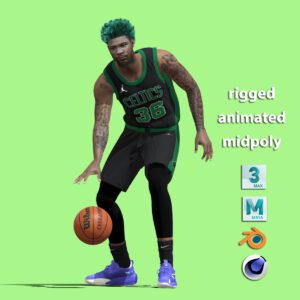 3D Rigged Marcus Smart Boston Celtics NBA