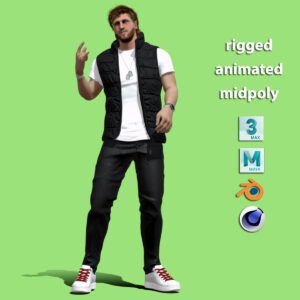 3D Rigged Logan Paul