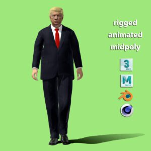 3D Rigged Donald Trump