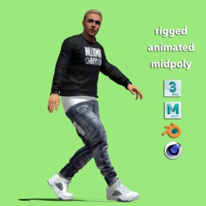 3D Rigged Justin Bieber