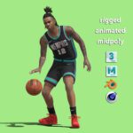 3D Rigged Ja Morant Memphis Grizzlies NBA