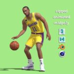 3D Avery Bradley Los Angeles Lakers NBA