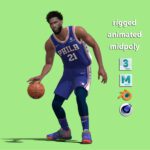 3D Joel Embiid Philadelphia 76ers NBA