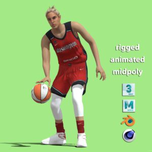 3D Rigged Elena Delle Donne WNBA