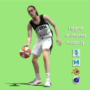 3D Rigged Breanna Stewart WNBA