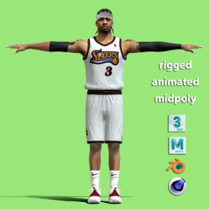 T-P Rigged Allen Iverson Philadelphia 76ers NBA