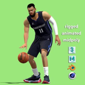 3D Rigged Tim Hardaway Jr Dallas Mavericks NBA