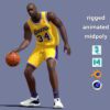 3D Shaquille O' Neal Los Angeles Lakers NBA