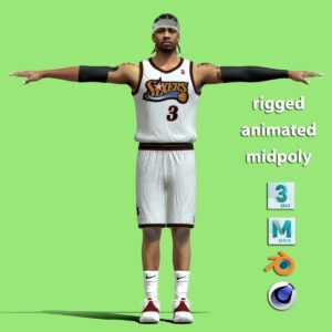 T-P Rigged Allen Iverson Philadelphia 76ers NBA