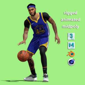 3D Gary Payton II Golden State Warriors NBA
