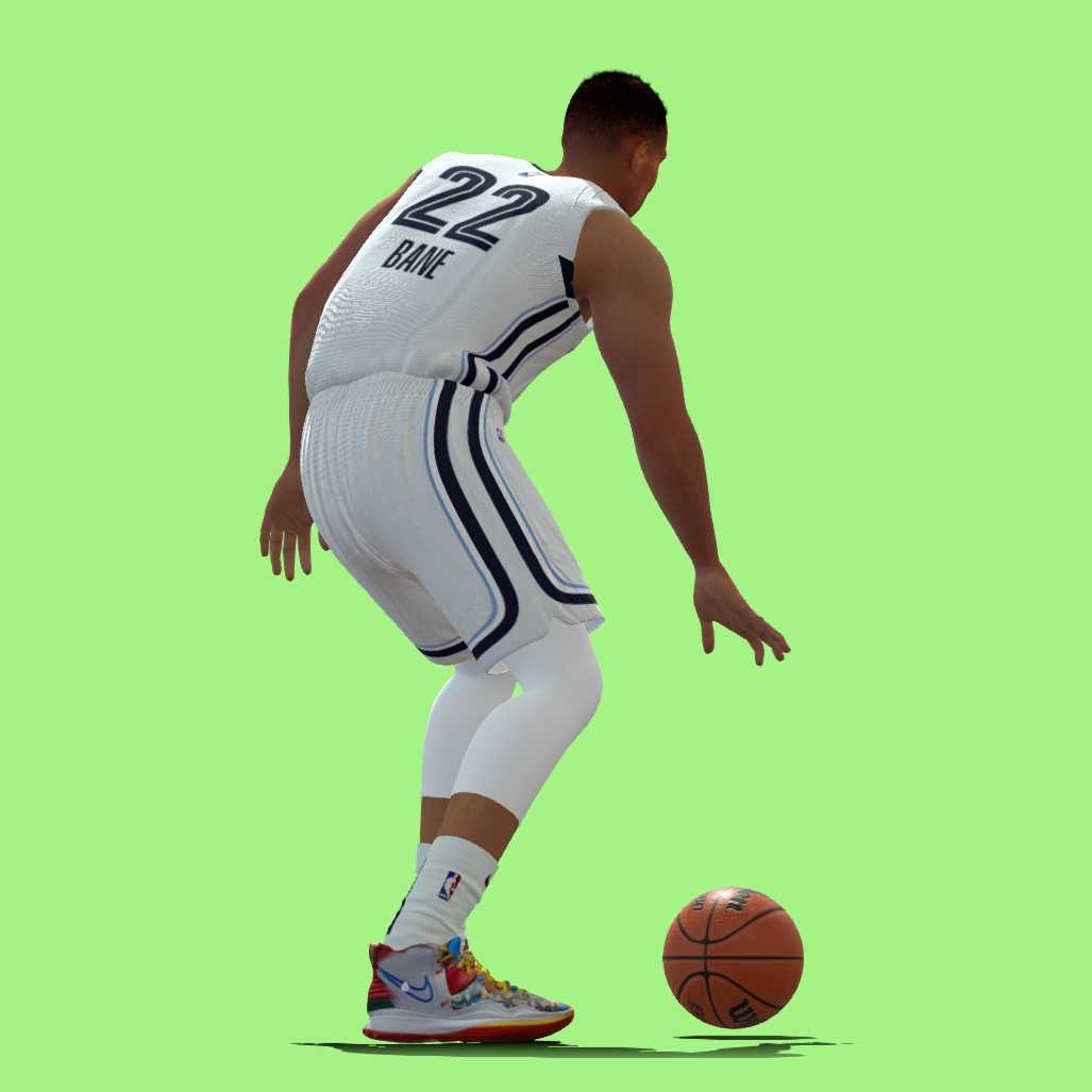 preview2 3D Rigged Desmond Bane Memphis Grizzlies NBA