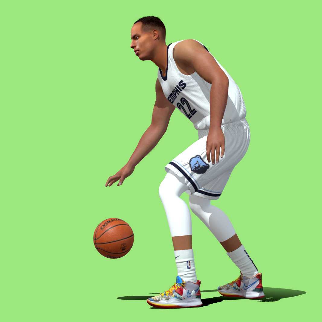 preview3 3D Rigged Desmond Bane Memphis Grizzlies NBA