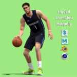 3D Rigged Dwight Powell Dallas Mavericks NBA