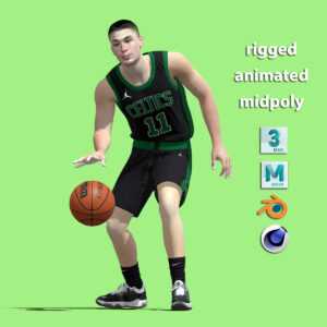 3D Rigged Payton Pritchard Boston Celtics NBA