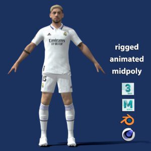 T-P Rigged Valverde Real Madrid 2023