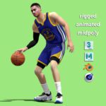 3D Rigged Jordan Poole Golden State Warriors NBA