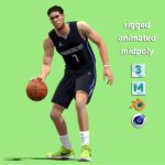 3D Rigged Dwight Powell Dallas Mavericks NBA