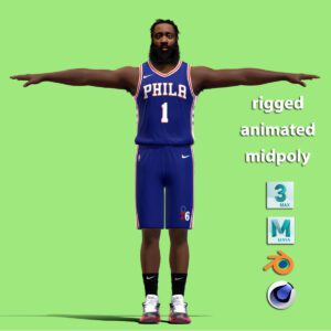 T-P Rigged James Harden Philadelphia 76ers NBA