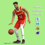 3D Rigged De’ Andre Hunter Atlanta Hawks NBA
