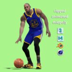3D Rigged Andre Iguodala Golden State Warriors NBA