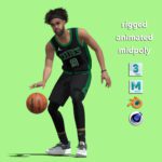 3D Derrick White Boston Celtics NBA