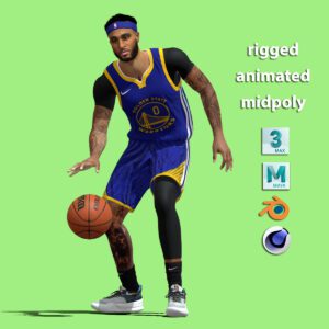 3D Gary Payton II Golden State Warriors NBA