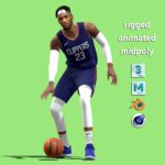 3D Rigged Robert Covington Los Angeles Clippers