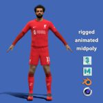 T-P Rigged Mohamed Salah Liverpool 2023