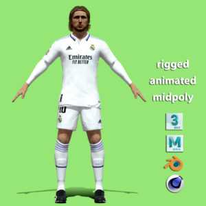 T-P Rigged Modric Real Madrid 2023