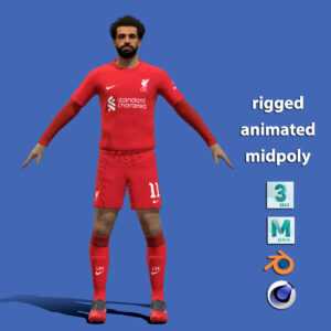 T-P Rigged Mohamed Salah Liverpool 2023