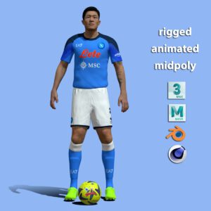 3D Rigged Kim Min Jae Napoli