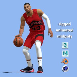 3D Rigged Otto Porter Jr Toronto Raptors NBA