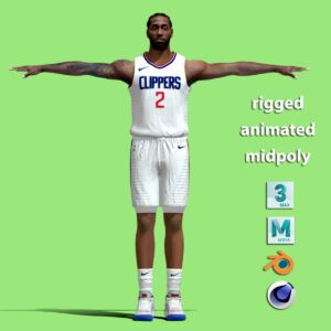 T-P Rigged Kawhi Leonard Los Angeles Clippers