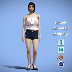 Casual Girl standing