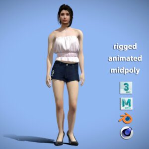 Casual Girl standing