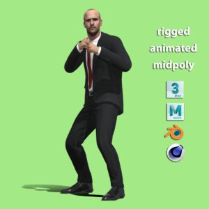 3D Rigged Jason Statham