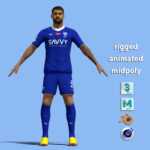 T-Pose Rigged Ruben Neves Al-Hilal